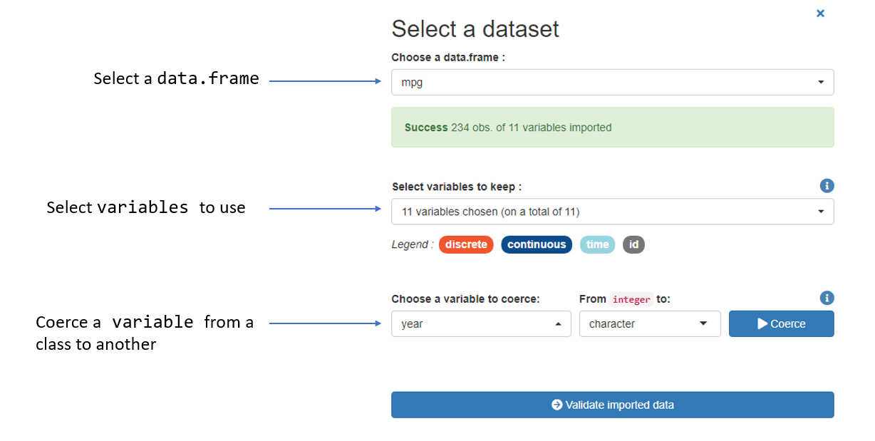 Explore and Visualize Your Data Interactively • esquisse